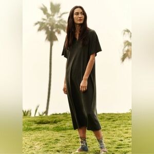 The Great. Polo Shirt Dress. Vintage Black/Grey. Sz 0